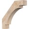 Ekena Millwork 5 1/2"W x 26"D x 26"H Merced Smooth Knee Brace, Douglas Fir BRC06X26X26MRC00SDF - alternate 1